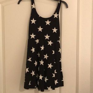 Star-print sundress